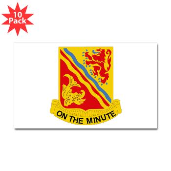 6B37FA - M01 - 01 - DUI - 6th Battalion, 37th Field Artillery Sticker (Rectangle 10 pk) - Click Image to Close