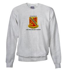 6B37FA - A01 - 03 - DUI - 6th Battalion, 37th Field Artillery with Text Sweatshirt - Click Image to Close