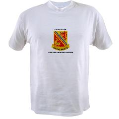 6B37FA - A01 - 04 - DUI - 6th Battalion, 37th Field Artillery with Text Value T-Shirt