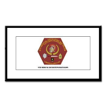 6MRB - M01 - 02 - DUI - 6th Medical Recruiting Bn with Text Small Framed Print - Click Image to Close