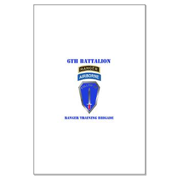 6RTB - M01 - 02 - DUI - 6th Ranger Training Bde with Text - Large Poster