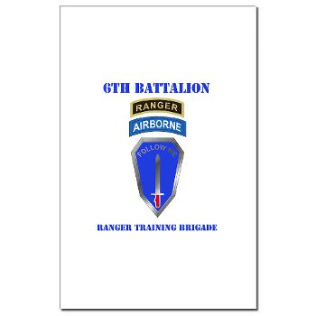 6RTB - M01 - 02 - DUI - 6th Ranger Training Bde with Text - Mini Poster Print - Click Image to Close