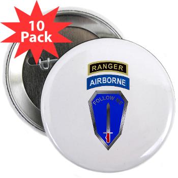 6RTB - M01 - 01 - DUI - 6th Ranger Training Bde - 2.25" Button (10 pack)