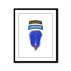 6RTB - M01 - 02 - DUI - 6th Ranger Training Bde - Framed Panel Print - Click Image to Close