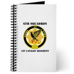 6S1CR - M01 - 02 - DUI - 6th Squadron - 1st Cavalry Regiment with Text Journal - Click Image to Close
