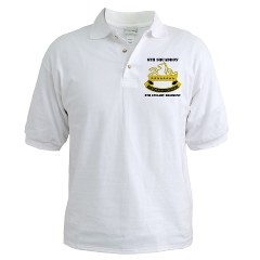 6S8CR - A01 - 04 - DUI - 6th Sqdrn - 8th Cavalry Regiment with Text - Golf Shirt