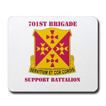 701BSB - M01 - 03 - DUI - 701st Bde - Support Bn with Text - Keepsake Box