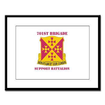 701BSB - M01 - 02 - DUI - 701st Bde - Support Bn with Text - Large Framed Print - Click Image to Close