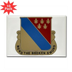 702BSB - M01 - 01 - DUI - 702nd Bde - Support Bn - Rectangle Magnet (10 pack)