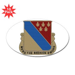 702BSB - M01 - 01 - DUI - 702nd Bde - Support Bn - Sticker (Oval 10 pk) - Click Image to Close