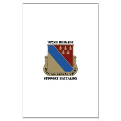 702BSB - M01 - 02 - DUI - 702nd Bde - Support Bn with Text - Large Poster - Click Image to Close