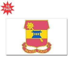 703BSB - M01 - 01 - DUI - 703rd Brigade - Support Battalion - Sticker (Rectangle 10 pk)