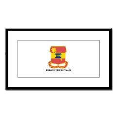 703SB - M01 - 02 - DUI - 703rd Support Battalion with Text - Small Framed Print