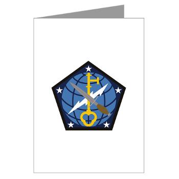 704MIB - M01 - 02 - SSI - 704th Military Intelligence Brigade - Greeting Cards (Pk of 20) - Click Image to Close