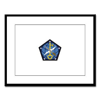 704MIB - M01 - 02 - SSI - 704th Military Intelligence Brigade - Large Framed Print - Click Image to Close