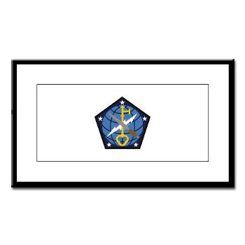 704MIB - M01 - 02 - SSI - 704th Military Intelligence Brigade - Small Framed Print