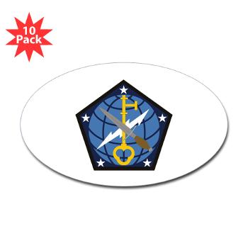 704MIB - M01 - 01 - SSI - 704th Military Intelligence Brigade - Sticker (Oval 10 pk)