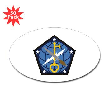704MIB - M01 - 01 - SSI - 704th Military Intelligence Brigade - Sticker (Oval 50 pk)