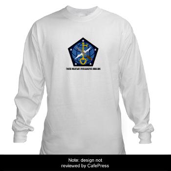 704MIB - A01 - 03 - SSI - 704th Military Intelligence Brigade with Text - Long Sleeve T-Shirt