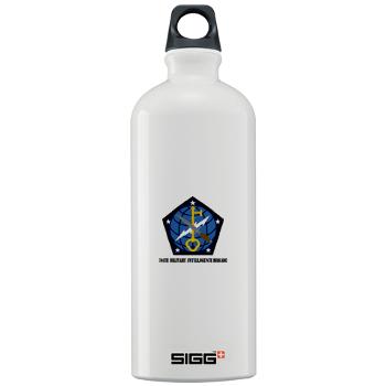 704MIB - M01 - 03 - SSI - 704th Military Intelligence Brigade with Text - Sigg Water Bottle 1.0L