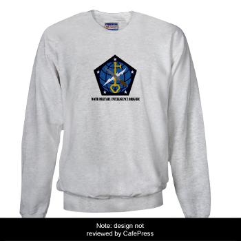 704MIB - A01 - 03 - SSI - 704th Military Intelligence Brigade with Text - Sweatshirt