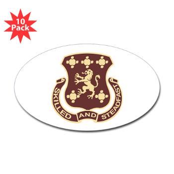 704SB - M01 - 01 - DUI - 704th Support Battalion - Sticker (Oval 10 pk) - Click Image to Close
