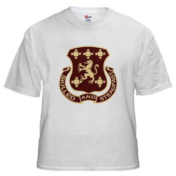 704SB - A01 - 04 - DUI - 704th Support Battalion - White T-Shirt
