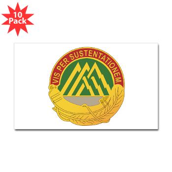 70BSB - M01 - 01 - 70th Bde Support Bn Sticker (Rectangle 10 pk) - Click Image to Close