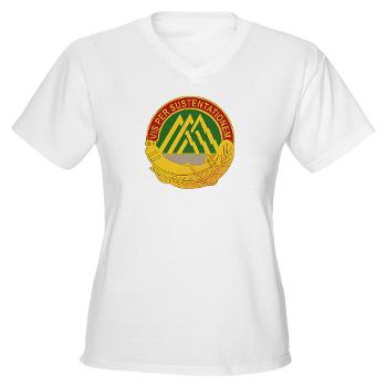 70BSB - A01 - 04 - 70th Bde Support Bn Women's V-Neck T-Shirt