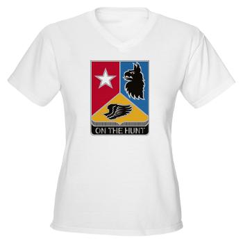 71BSB - A01 - 04 - DUI - 71st Battlefield Surveillance Brigade - Women's V-Neck T-Shirt