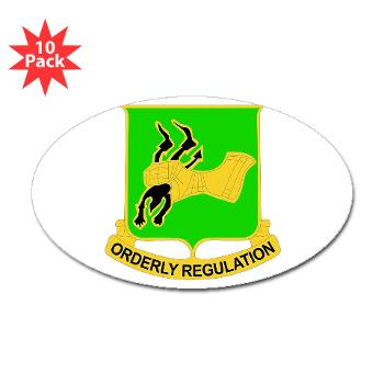720MPB - M01 - 01 - DUI - 720th Military Police Battalion - Sticker (Oval 10 pk)