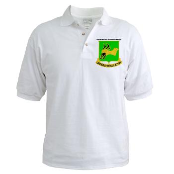 720MPB - A01 - 04 - DUI - 720th Military Police Battalion with Text - Golf Shirt