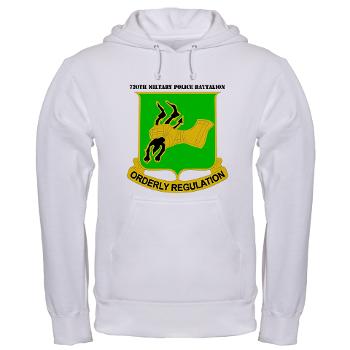 720MPB - A01 - 03 - DUI - 720th Military Police Battalion with Text - Hooded Sweatshirt