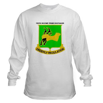 720MPB - A01 - 03 - DUI - 720th Military Police Battalion with Text - Long Sleeve T-Shirt