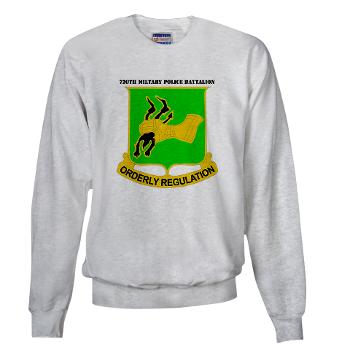 720MPB - A01 - 03 - DUI - 720th Military Police Battalion with Text - Sweatshirt