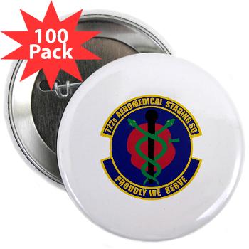 722ASS - M01 - 01 - 722nd Aeromedical Staging Squadron - 2.25" Button (100 pack) - Click Image to Close
