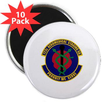 722ASS - M01 - 01 - 722nd Aeromedical Staging Squadron - 2.25" Magnet (10 pack)