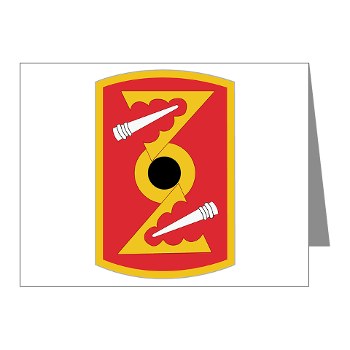 72FAB - M01 - 02 - SSI - 72nd Field Artillery Brigade Note Cards (Pk of 20) - Click Image to Close