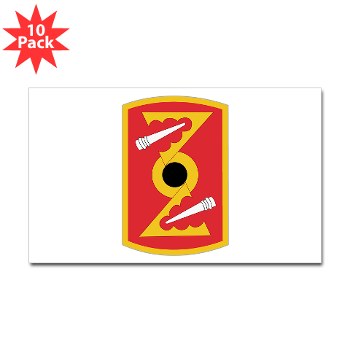 72FAB - M01 - 01 - SSI - 72nd Field Artillery Brigade Sticker (Rectangle 10 pk)