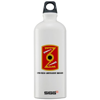 72FAB - M01 - 03 - SSI - 72nd Field Artillery Brigade with text Sigg Water Bottle 1.0L