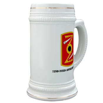 72FAB - M01 - 03 - SSI - 72nd Field Artillery Brigade with text Stein - Click Image to Close