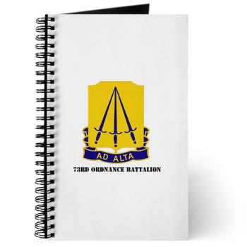 73OB - M01 - 02 - DUI - 73rd Ordnance Battalion with Text - Journal
