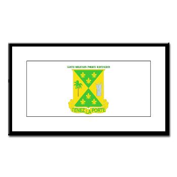 759MPB - M01 - 02 - DUI - 759th Military Police Bn with Text - Small Framed Print - Click Image to Close