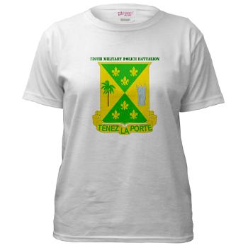 759MPB - A01 - 04 - DUI - 759th Military Police Bn with Text - Women's T-Shirt - Click Image to Close