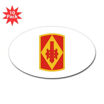 75FAB - M01 - 01 - SSI - 75th Field Artillery Brigade - Sticker (Oval 10 pk)