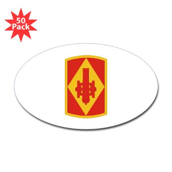 75FAB - M01 - 01 - SSI - 75th Field Artillery Brigade - Sticker (Oval 50 pk)