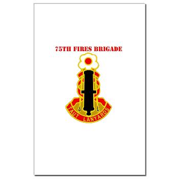 75FB - M01 - 02 - DUI - 75th Fires Brigade with Text Mini Poster Print
