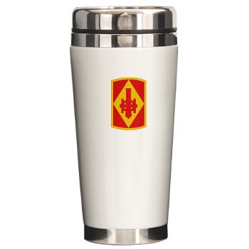 75FB - M01 - 03 - SSI - 75th Fires Brigade Ceramic Travel Mug
