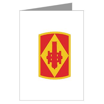 75FB - M01 - 02 - SSI - 75th Fires Brigade Greeting Cards (Pk of 10)