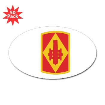 75FB - M01 - 01 - SSI - 75th Fires Brigade Sticker (Oval 50 pk)